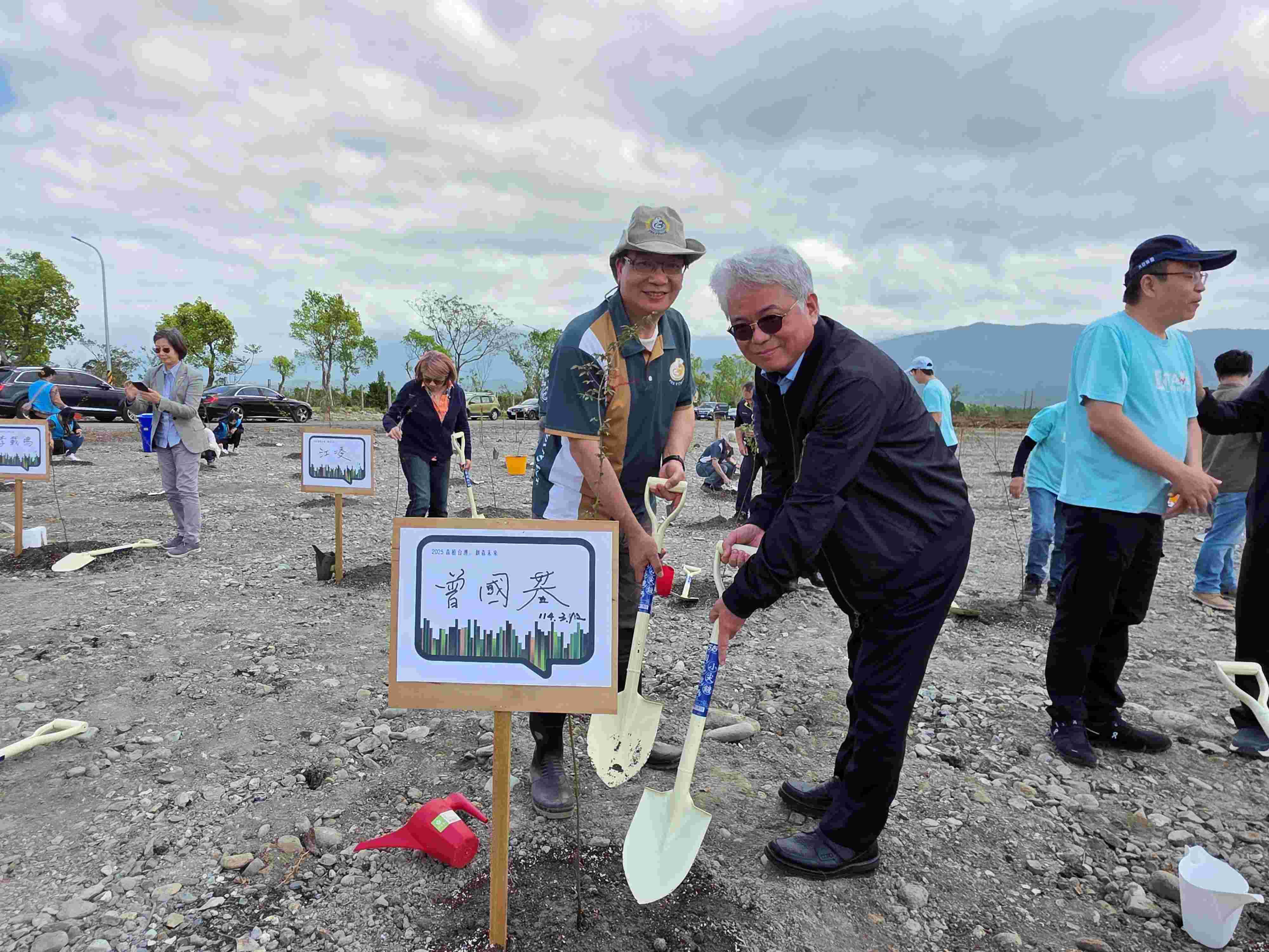 元杉森林自然資源股份有限公司於臺東種植4萬棵樹。(圖/新北市提供)