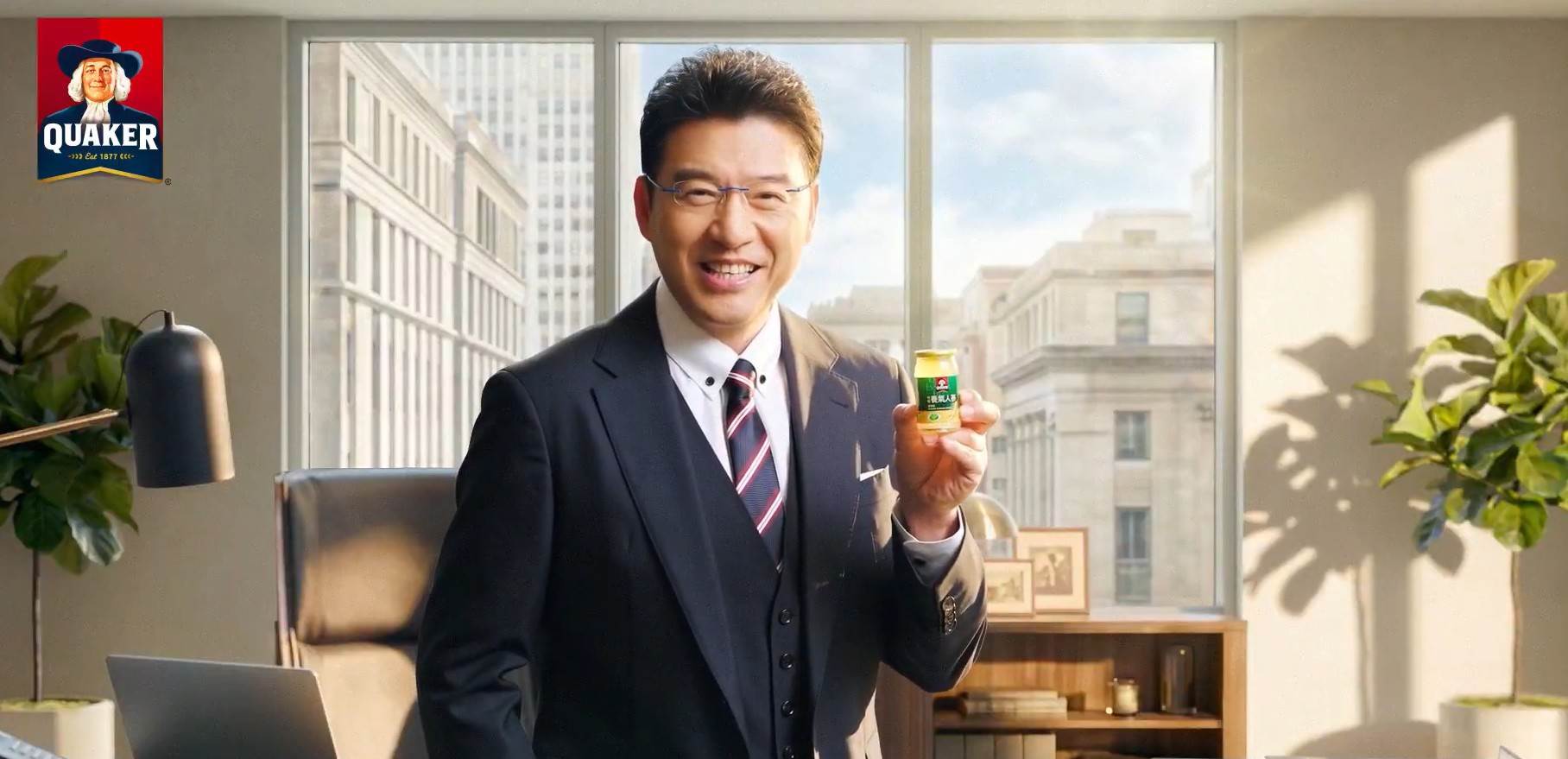 圖二：謝震武對專業領域的長期堅持，「桂格養氣人蔘」亦以穩定品質與科學驗證，連續20年穩居台灣人蔘滋補液市場銷售第一。