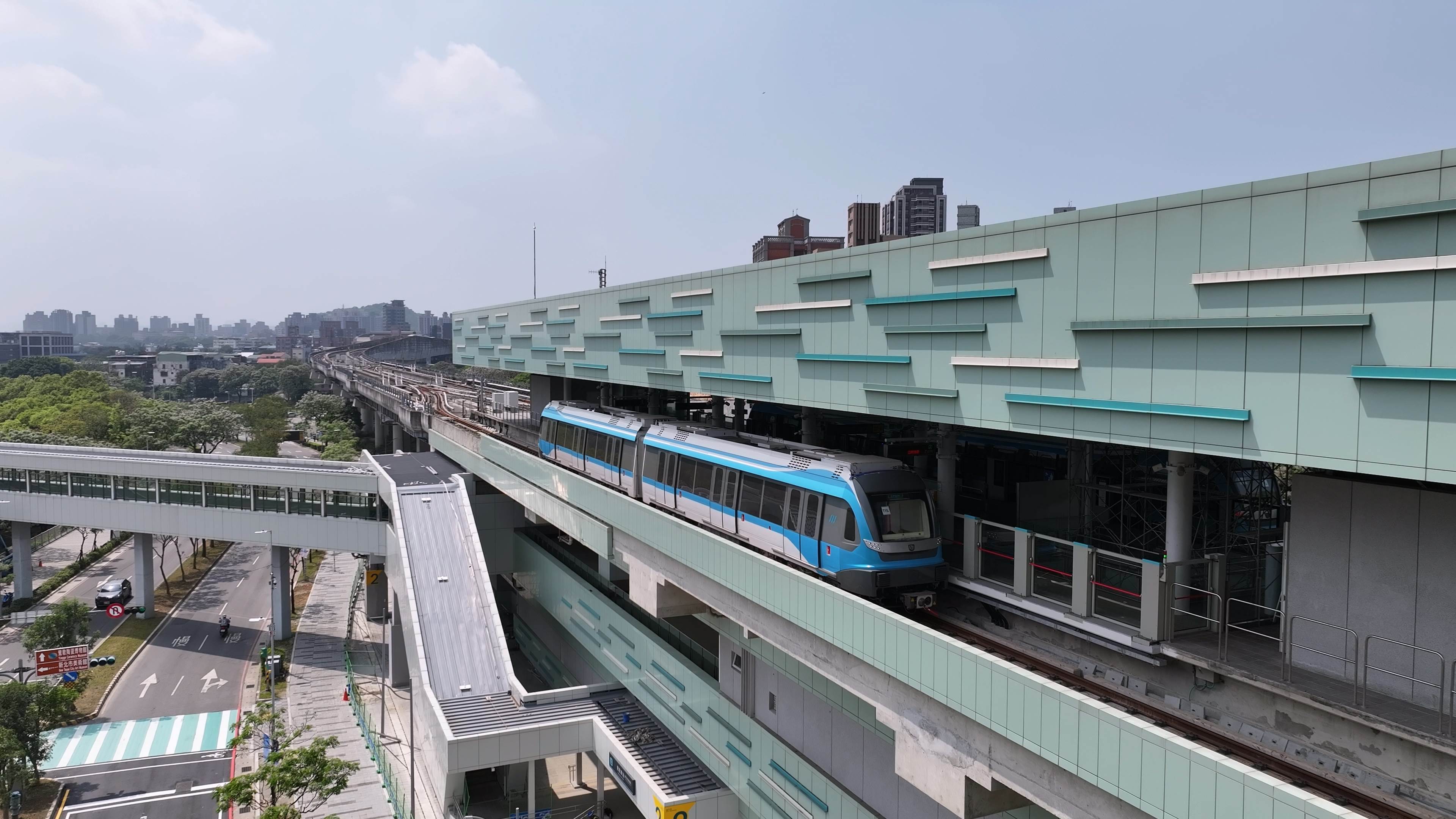 三鶯線鶯歌車站。(圖/新北市政府捷運工程局提供)