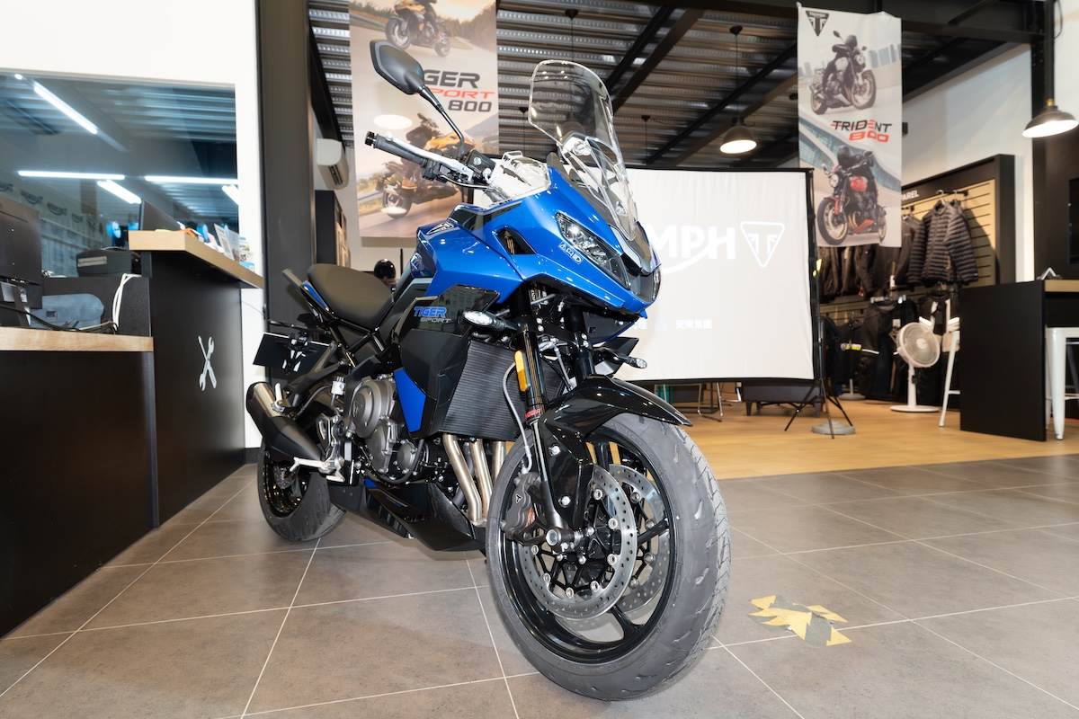 Tiger Sport 800搭載全新開發的798c.c.水冷三缸引擎，可輸出115匹最大馬力與84Nm最大扭力。（圖／林昱丞攝影）
