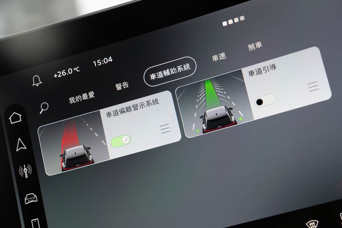 全車系搭載Level 2等級駕駛輔助功能，包含主動式車道維持、塞車輔助、ACC 主動式定速巡航、左轉預警輔助等系統。（圖／林昱丞攝影）