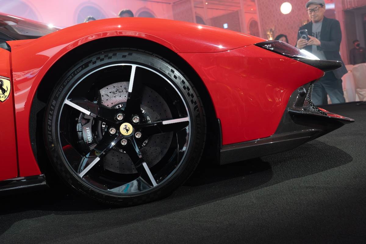 全新849 Testarossa導入為Ferrari SF90 XX Stradale研發的新世代ABS Evo控制模組。(圖/林昱丞攝影)