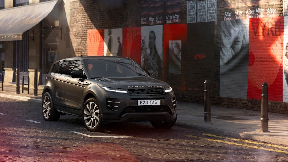Evoque Hoxton Edition外觀採用Platinum Atlas專屬外觀套件。（圖／JLR Taiwan提供）