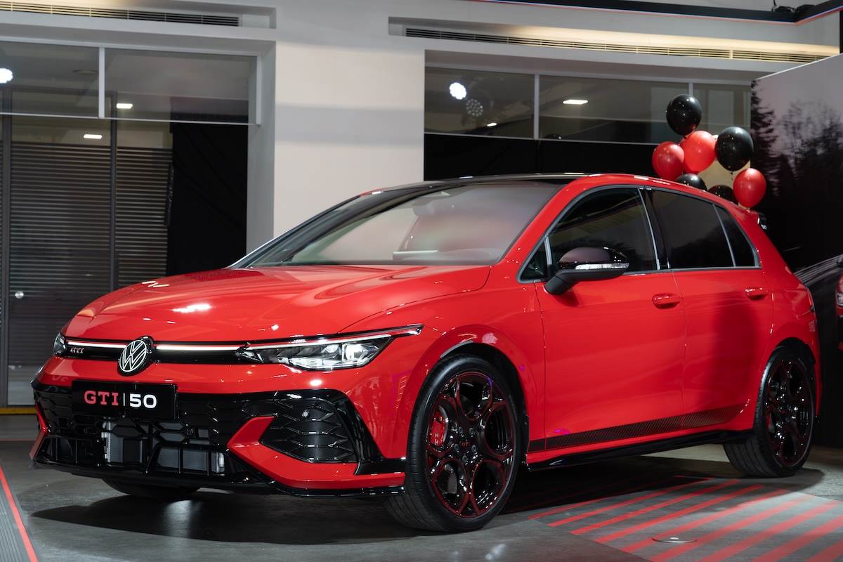 Golf GTI EDITION 50透過多項專屬設計元素，彰顯其獨特限量身份。（圖／林昱丞攝影）