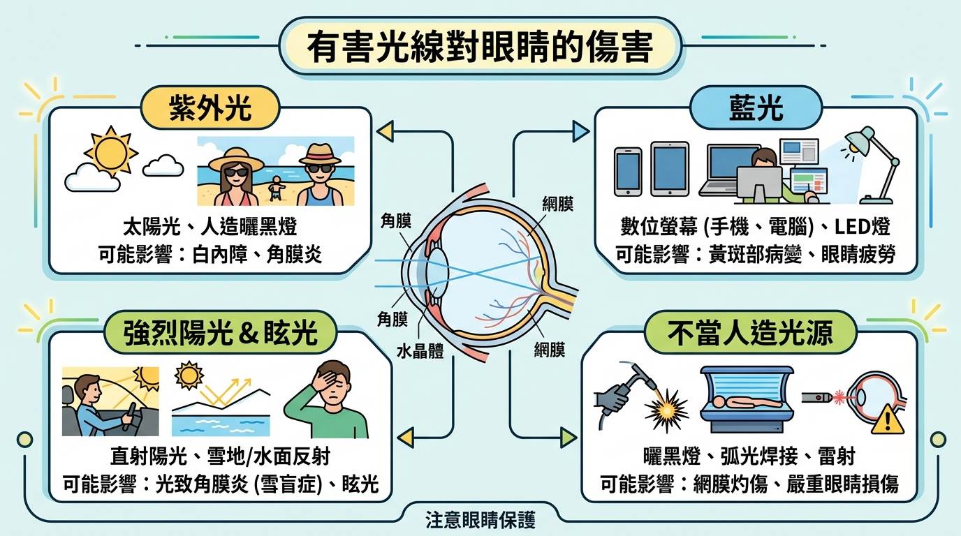 黃斑部為視力核心區域,一旦受損,可能影響閱讀、辨色與日常清晰視覺。(圖/AI生成)