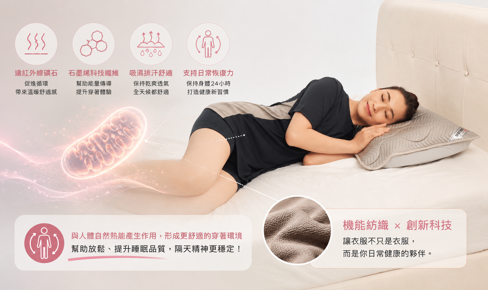 相較於需要額外安排時間運動、按摩或保養,恢復衣最大的特色就是能融入日常生活。(圖/ChatGPT)
