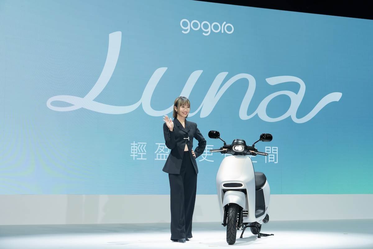 藝人Lulu黃路梓茵成為Gogoro Luna代言人。(圖/林昱丞攝影)