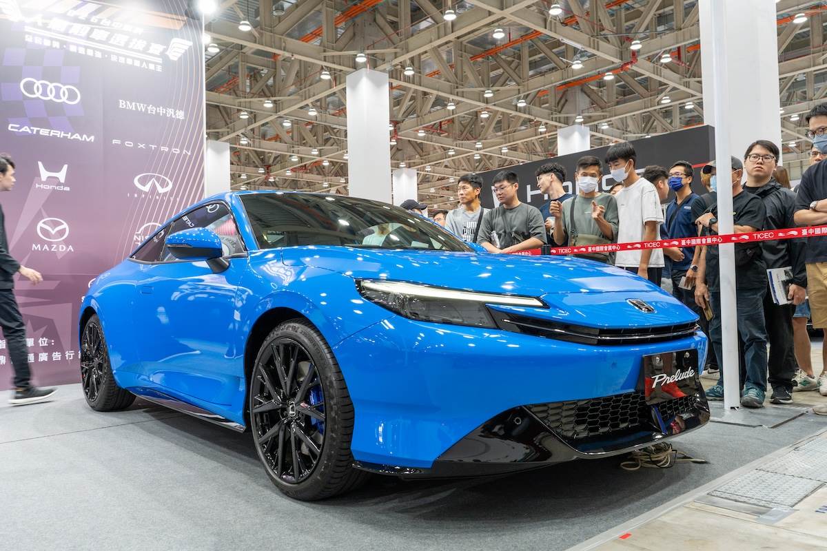 Honda前陣子才剛發表的跑車Prelude。(圖/林昱丞攝影)