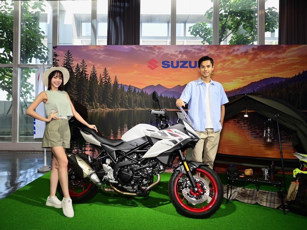 全新SV-7GX搭載17.4公升油箱，可在維持車身纖細輪廓與良好膝部夾持感的同時，大幅提升長途巡航續航能力。（圖／台鈴提供）