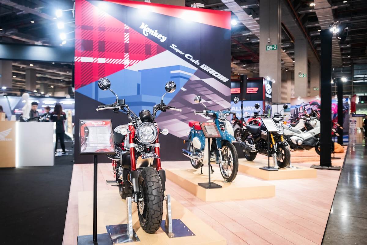 Monkey、Super Cub C125與MSX GROM三款白牌人氣車型。（圖／林昱丞攝影）