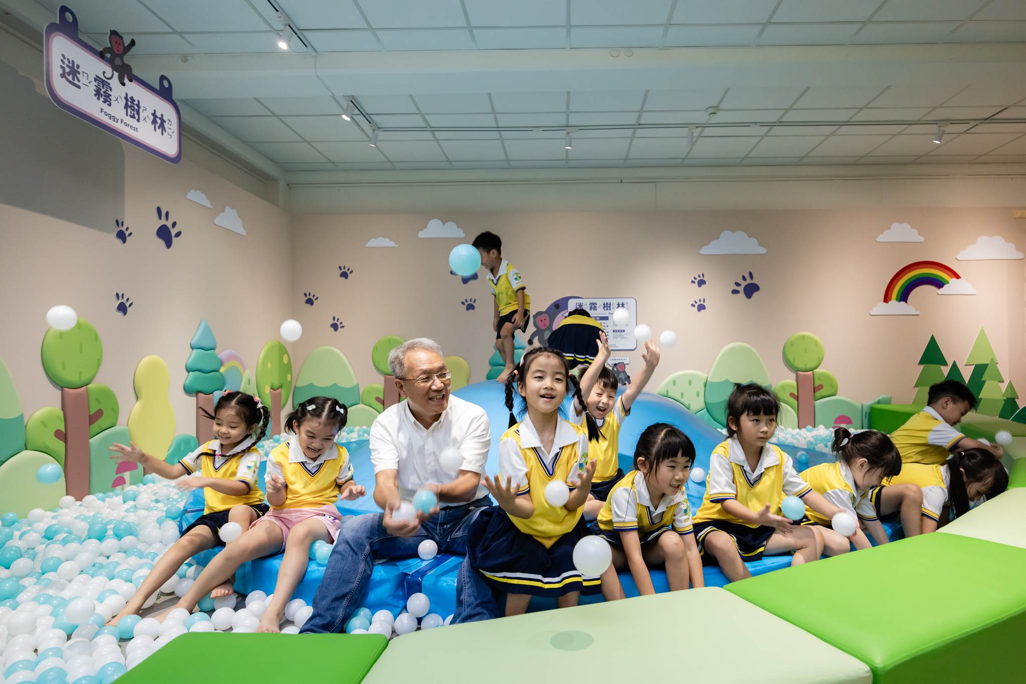 森林派對展館適合0-6歲親子同樂