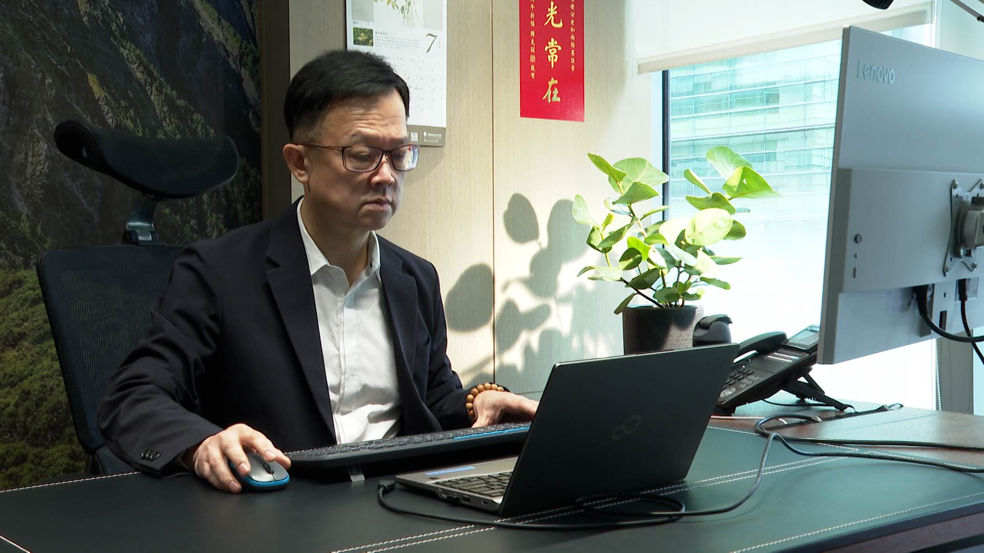 全越運動總經理陳杰成表示，希望建立球員從球場到職場的完整銜接機制，延續退役後職涯發展。（圖／東森新聞）