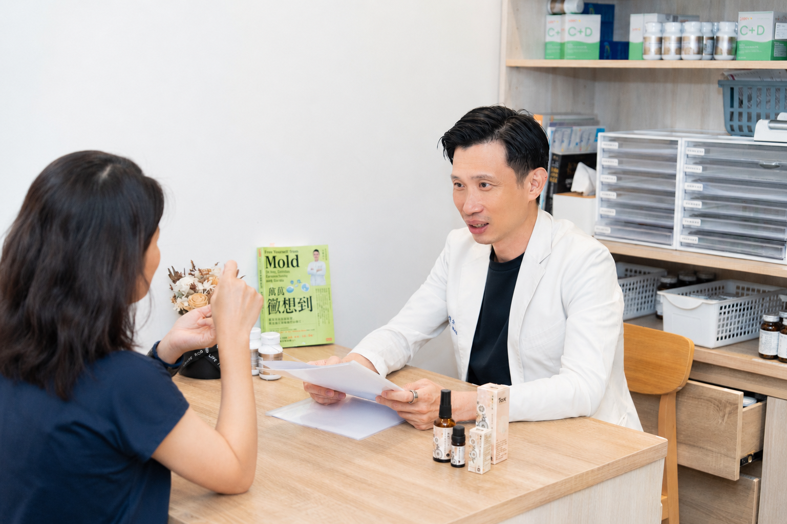 若在常規檢查中找不到病因,可請專業醫師作黴菌毒素的評估。(圖/業者提供)