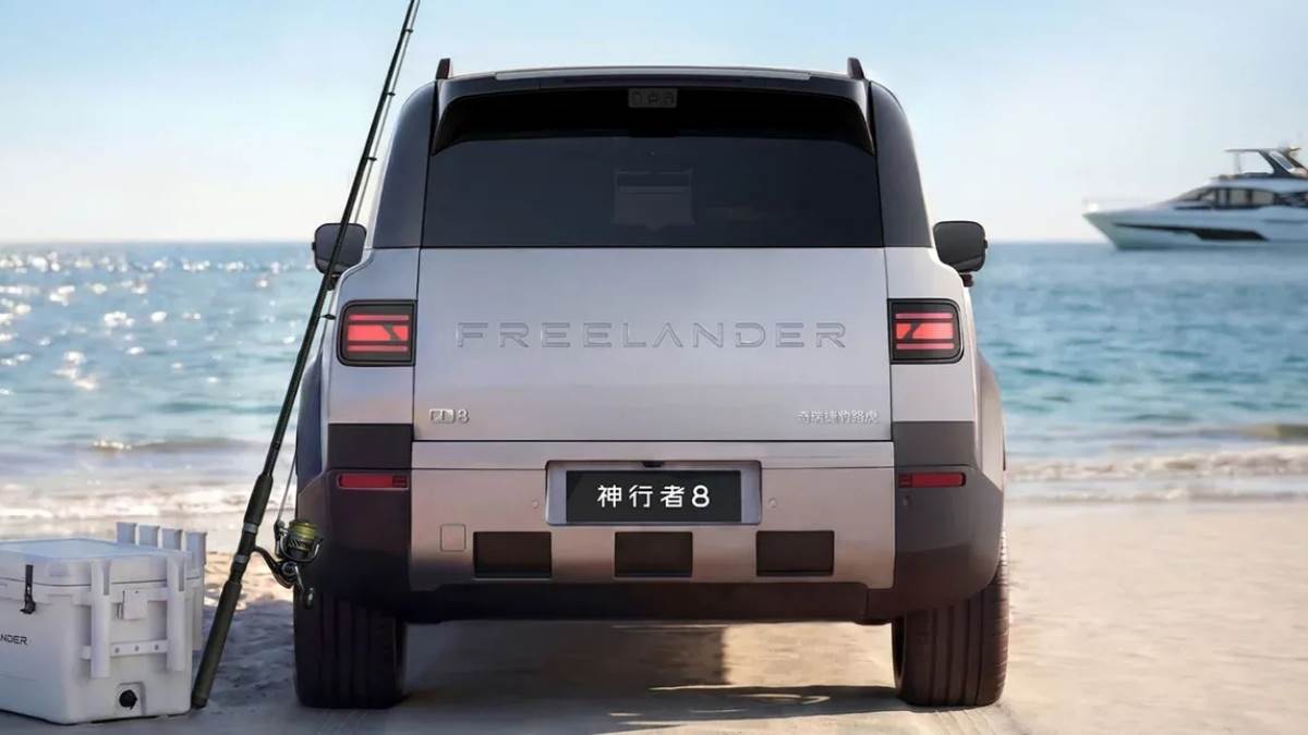 車輛外觀依舊維持著方正外型,也可以看到不少中國風格在其設計當中。(圖/奇瑞捷豹路虎提供)