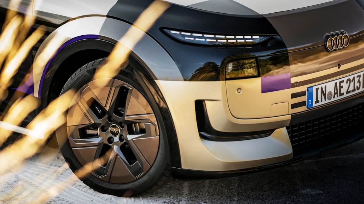 車輛的空力套件皆特別設計,不論是輪圈、進氣壩都讓空力表現更好。(圖/奧迪提供)