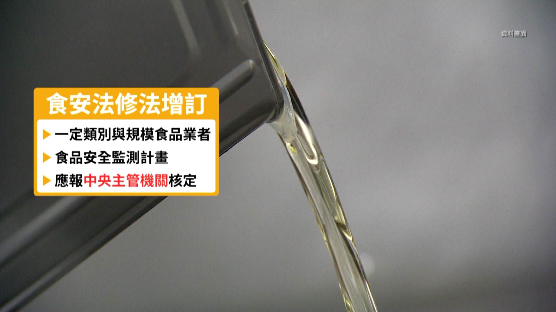 為了嚴控不肖廠商,食安法修法也納入食品安全監測計畫必須報請中央核定,強化分級管理。(圖/東森新聞)