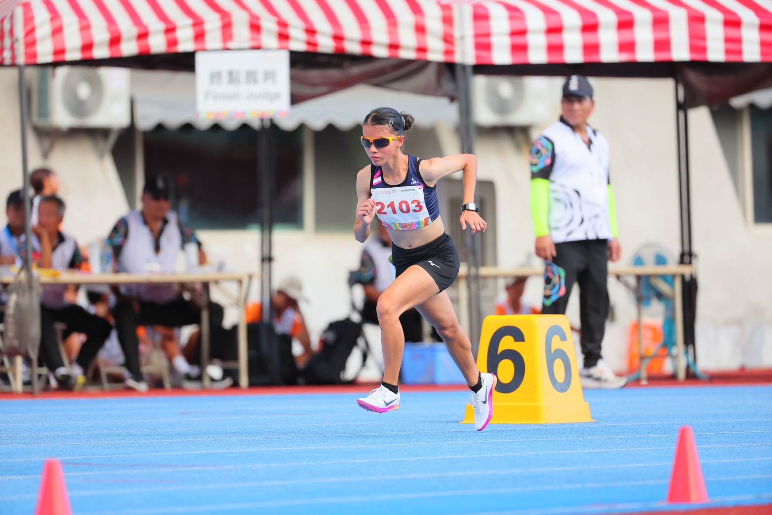 2026國際少年運動會＿新北新泰國中林芃萱，女子800公尺銅牌。（圖／體育局提供）