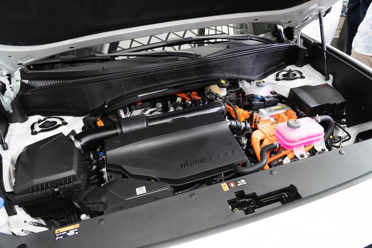 全新PALISADE搭載HYUNDAI TMED II次世代同軸渦輪油電系統。（圖／林昱丞攝影）