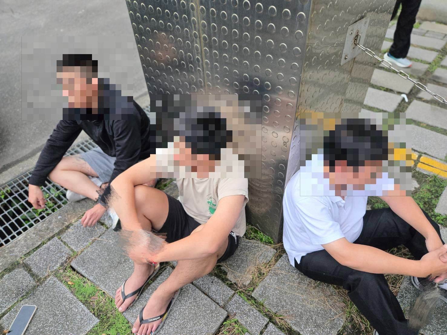 詐騙集團3人遭警方逮補。