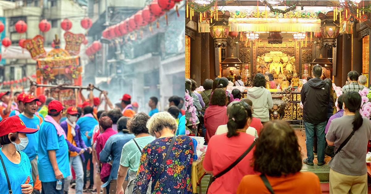 信眾可一次參拜多尊媽祖, 還可參加鑽轎腳，把「媽祖平安賜福金」帶回家。（圖／新莊慈祐宮）
