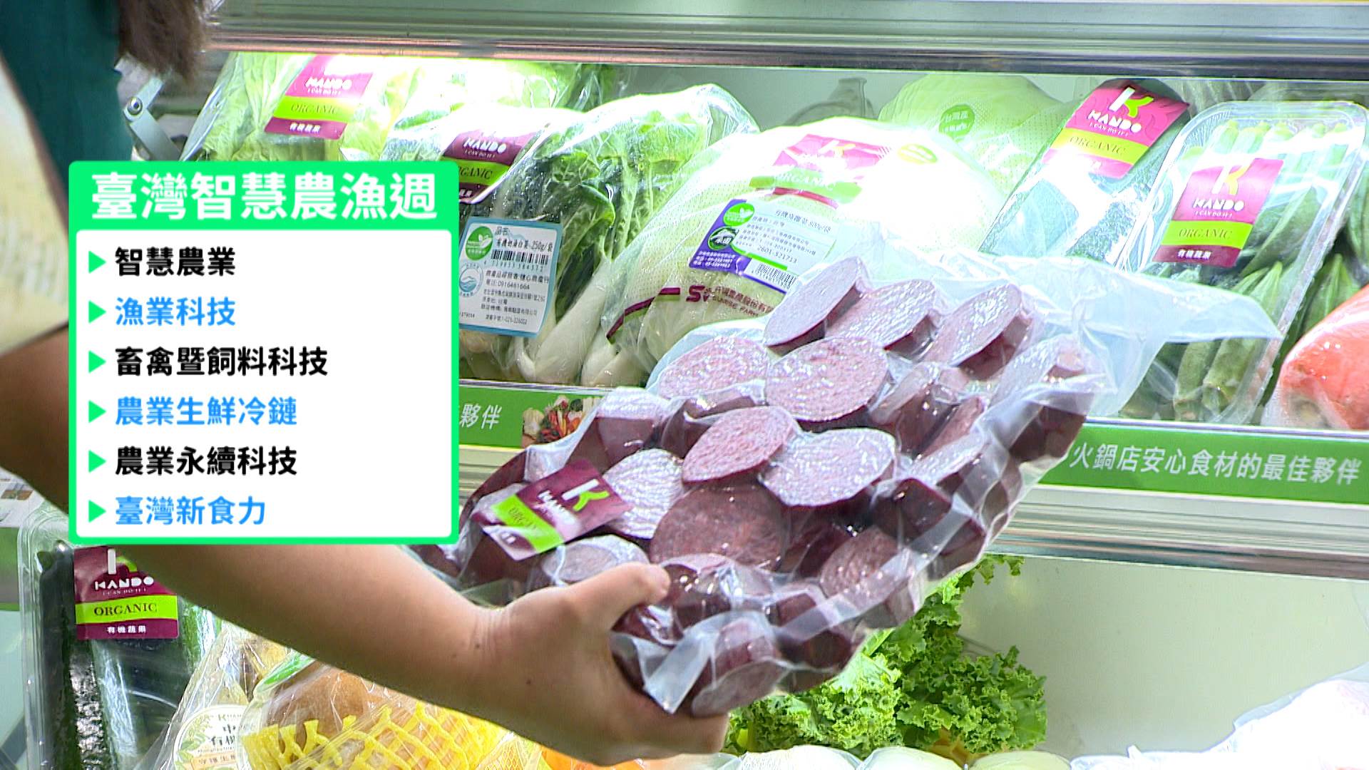 臺灣智慧農漁週六大主題亮相,串聯完整農食產業價值鏈。(圖/東森新聞)