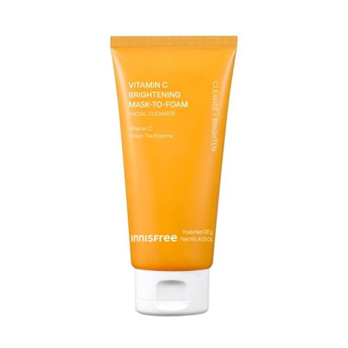 INNISFREE維他命C亮白泥膜潔面乳 120ml。（圖／Coupang酷澎提供）