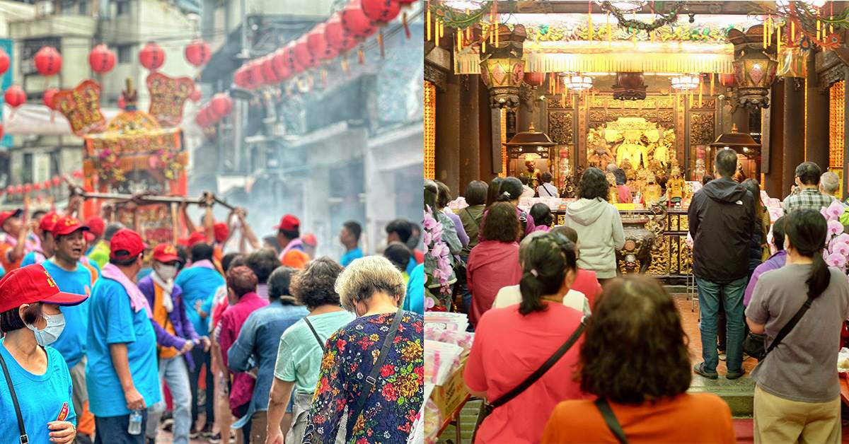 信眾可一次參拜多尊媽祖, 還可參加鑽轎腳,把「媽祖平安賜福金」帶回家。(圖/新莊慈祐宮提供)