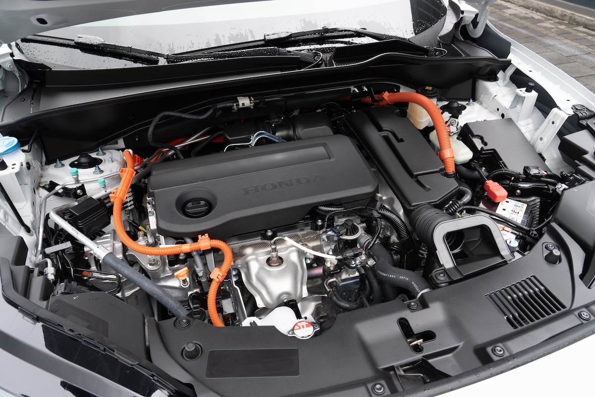 ZR-V e:HEV承襲CIVIC e:HEV的動力架構,配置最新世代e:HEV油電混合動力系統。(圖/林昱丞攝影)