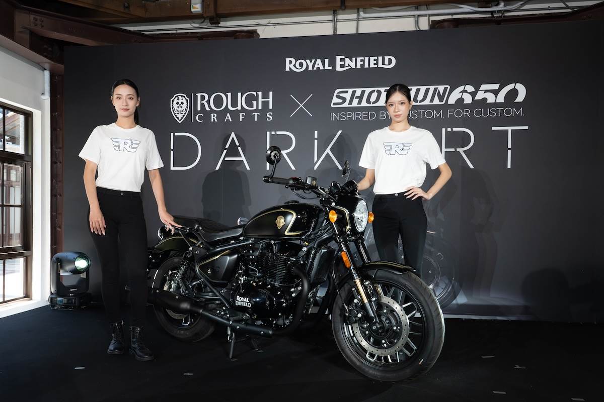 ROYAL ENFIELD SHOTGUN 650 x ROUGH CRAFTS特仕版。（圖／林昱丞攝影）