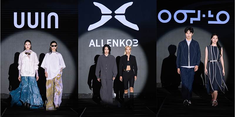 設計師品牌(左到右)UUIN、ALLENKO3、oqLiq。（圖/ 鑫囍創業 提供）