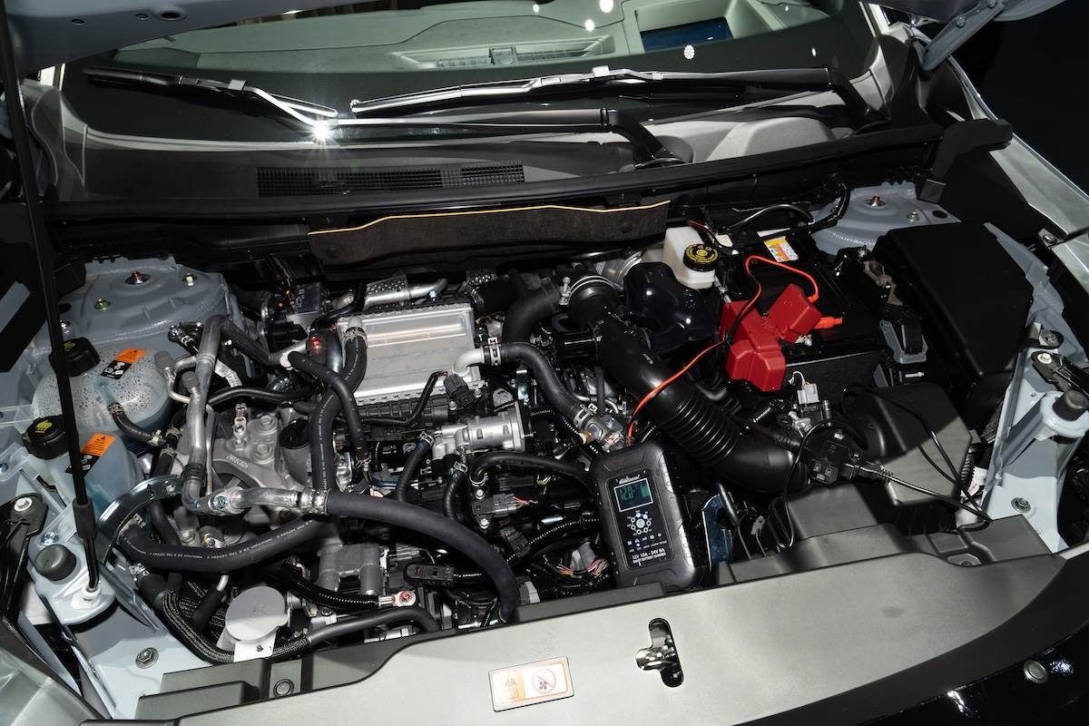 全新OUTLANDER搭載1.5L Turbo渦輪增壓引擎，並結合48V輕油電系統與CVT無段變速箱。（圖／林昱丞攝影）
