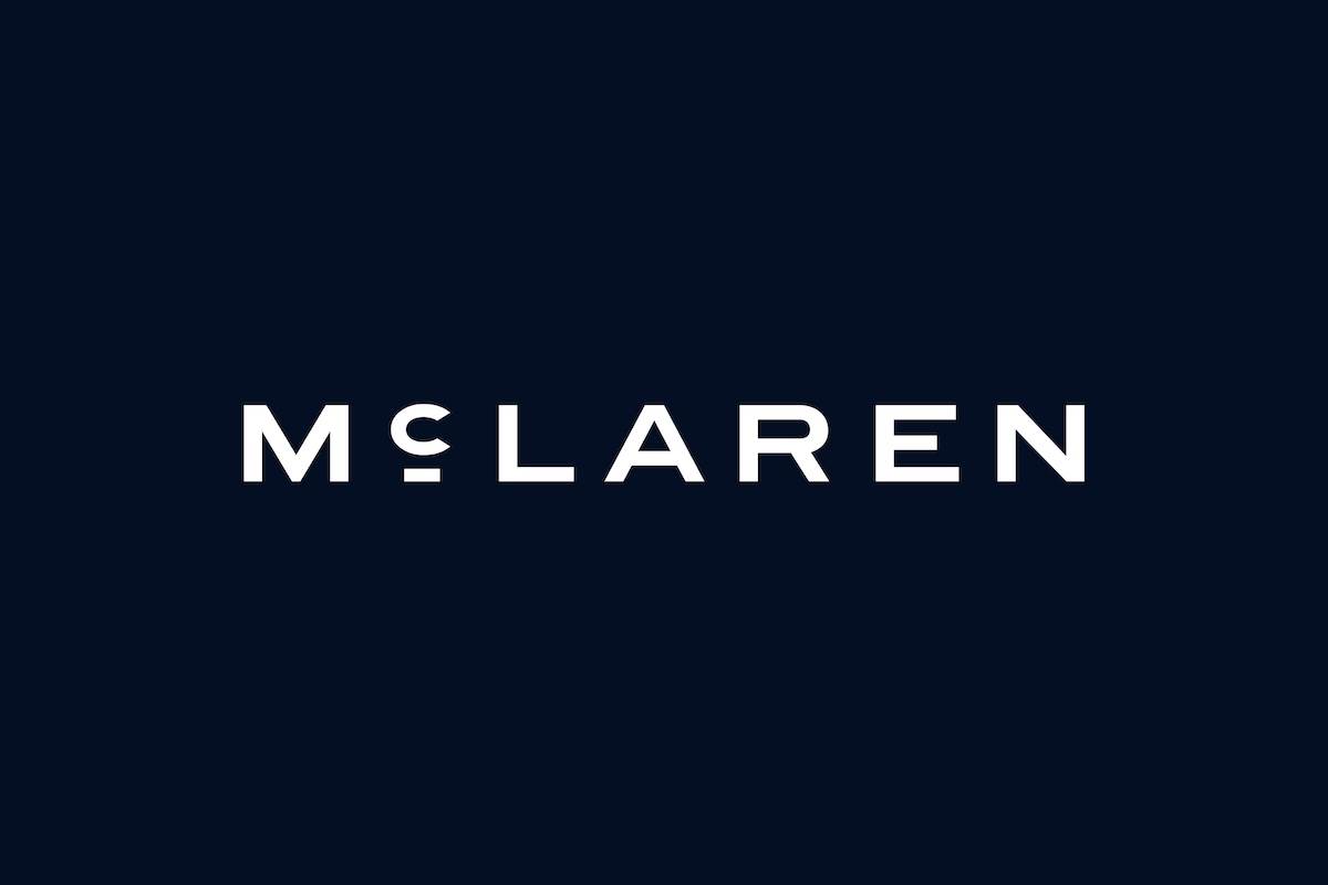 全新McLaren品牌標誌。（圖／永三提供）