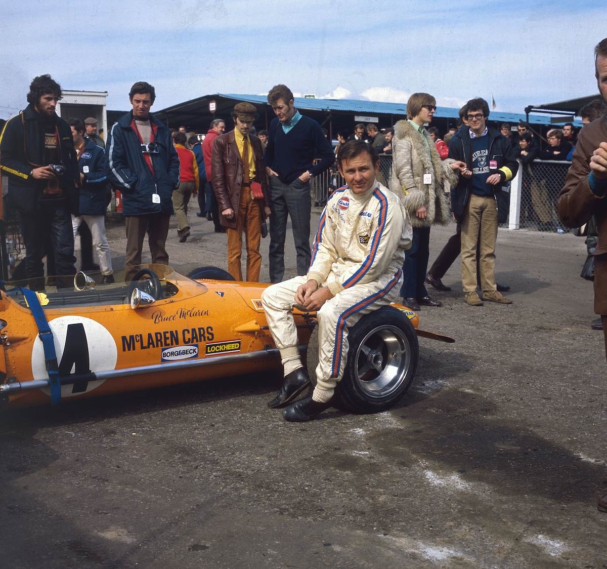 McLaren M7A與Bruce McLaren。（圖／永三提供）