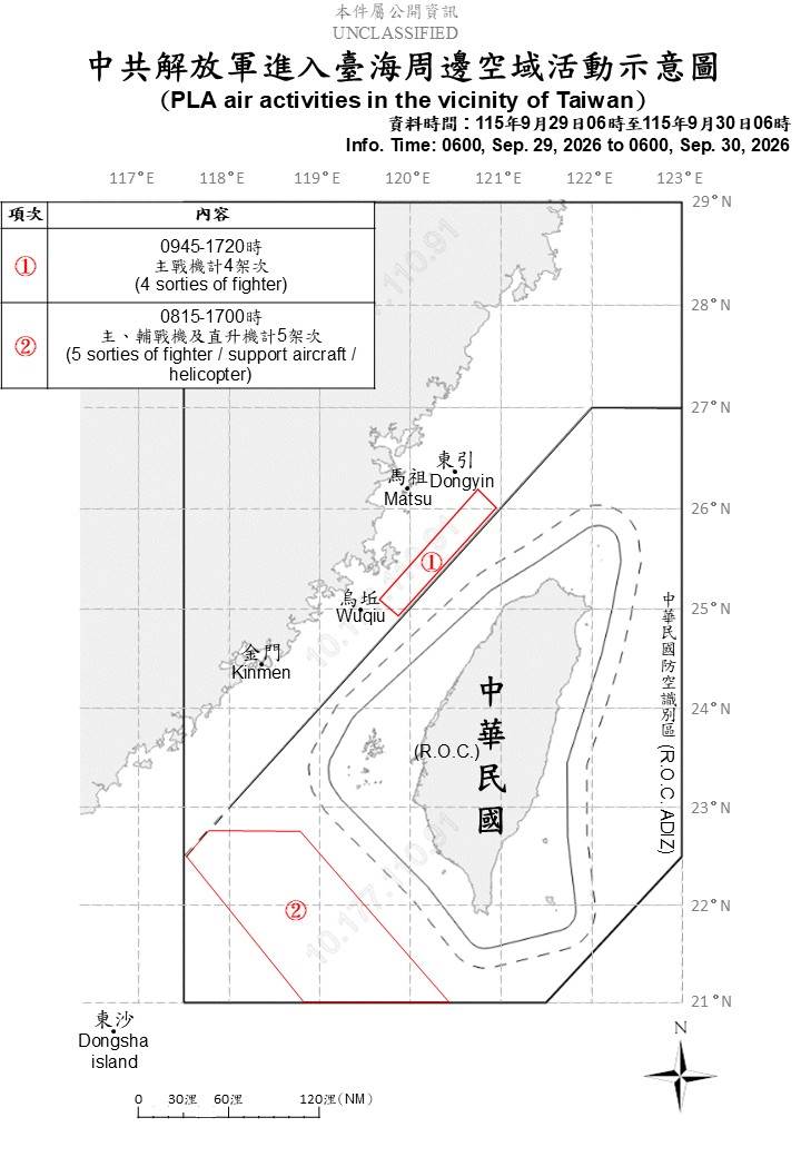 1150930_臺海周邊海、空域活動示意圖_211476