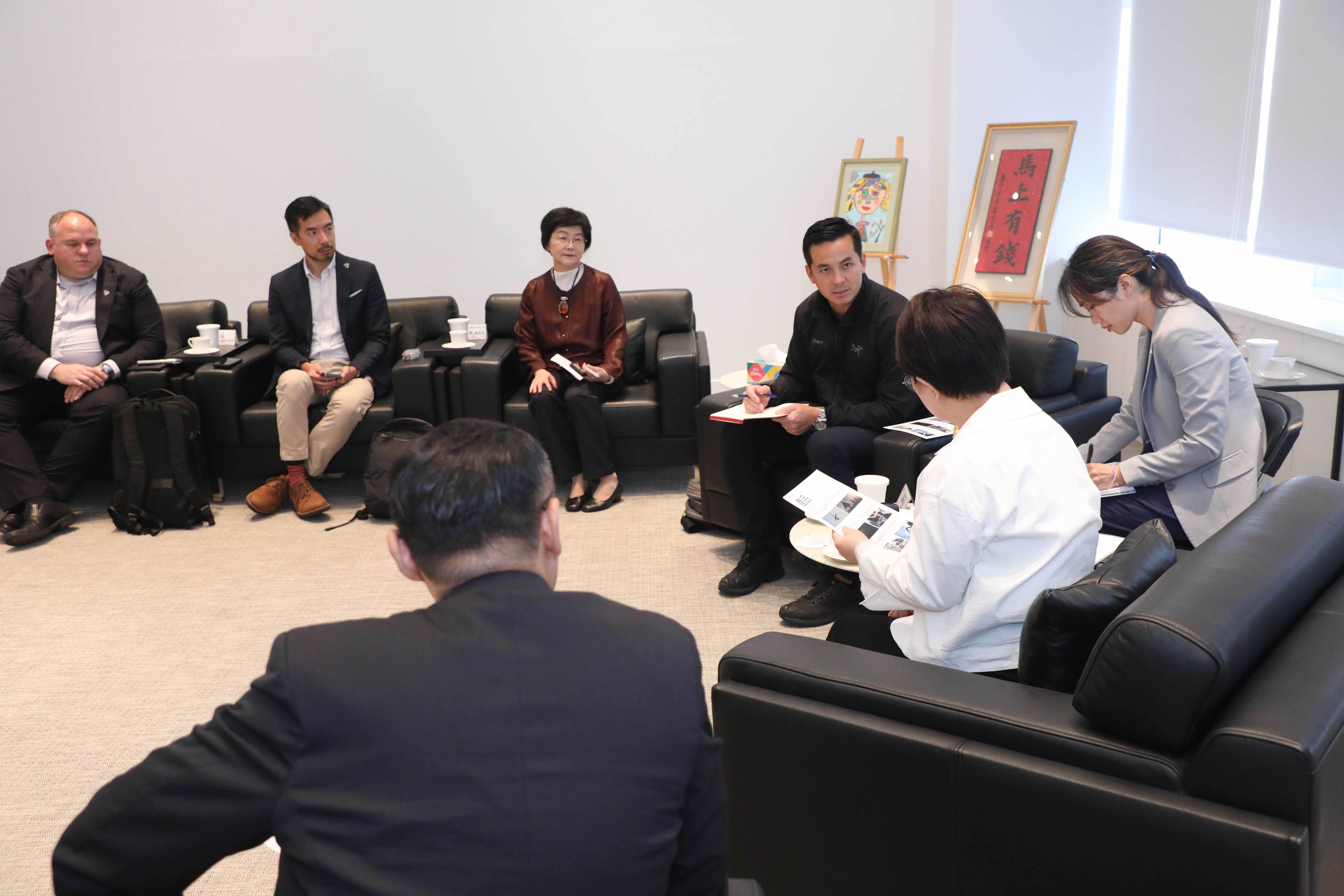 共同就無人機產業發展-ai自主控制-供應鏈合作及人才需求等交換意見