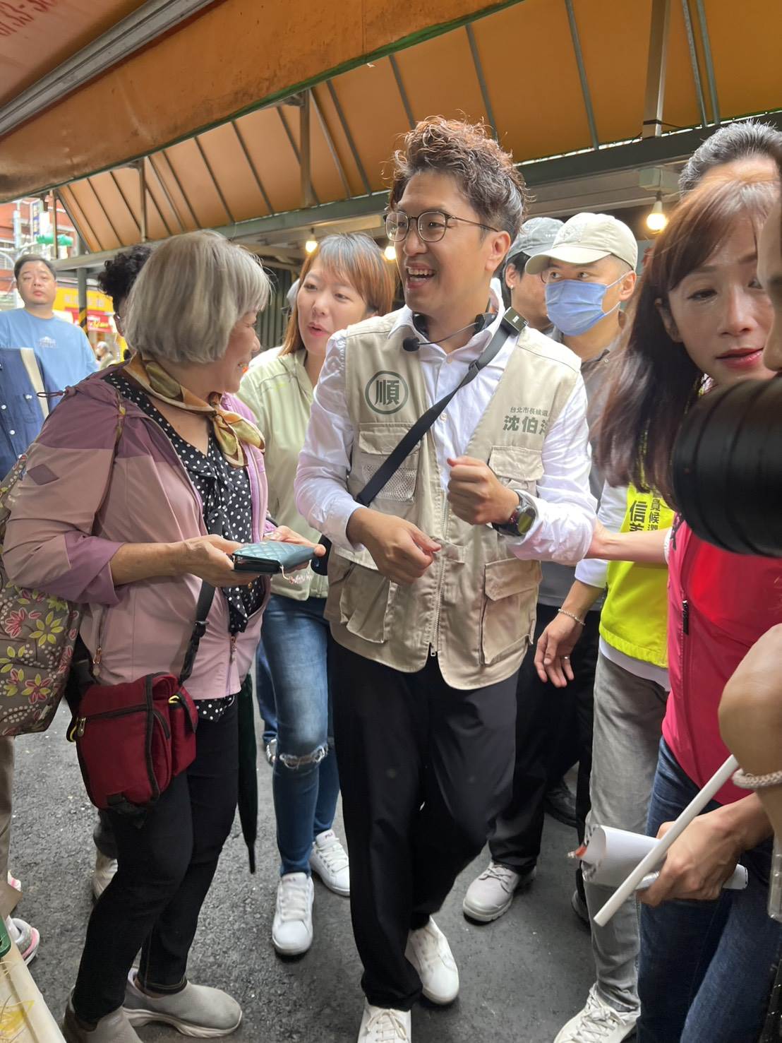 台北市長參選人沈伯洋。（圖／東森新聞）