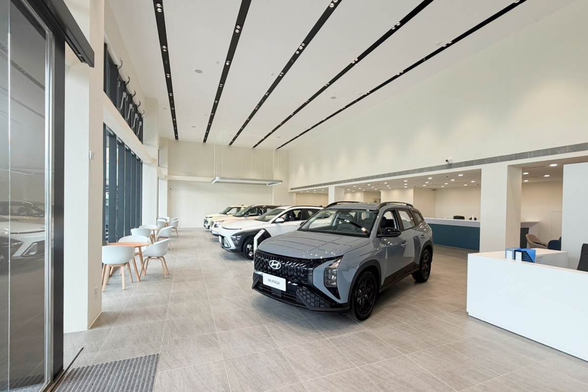 宜蘭3S展示服務中心依循現代汽車GDSI 2.0全球展示空間設計標準進行硬體建置。(圖/南陽實業提供)