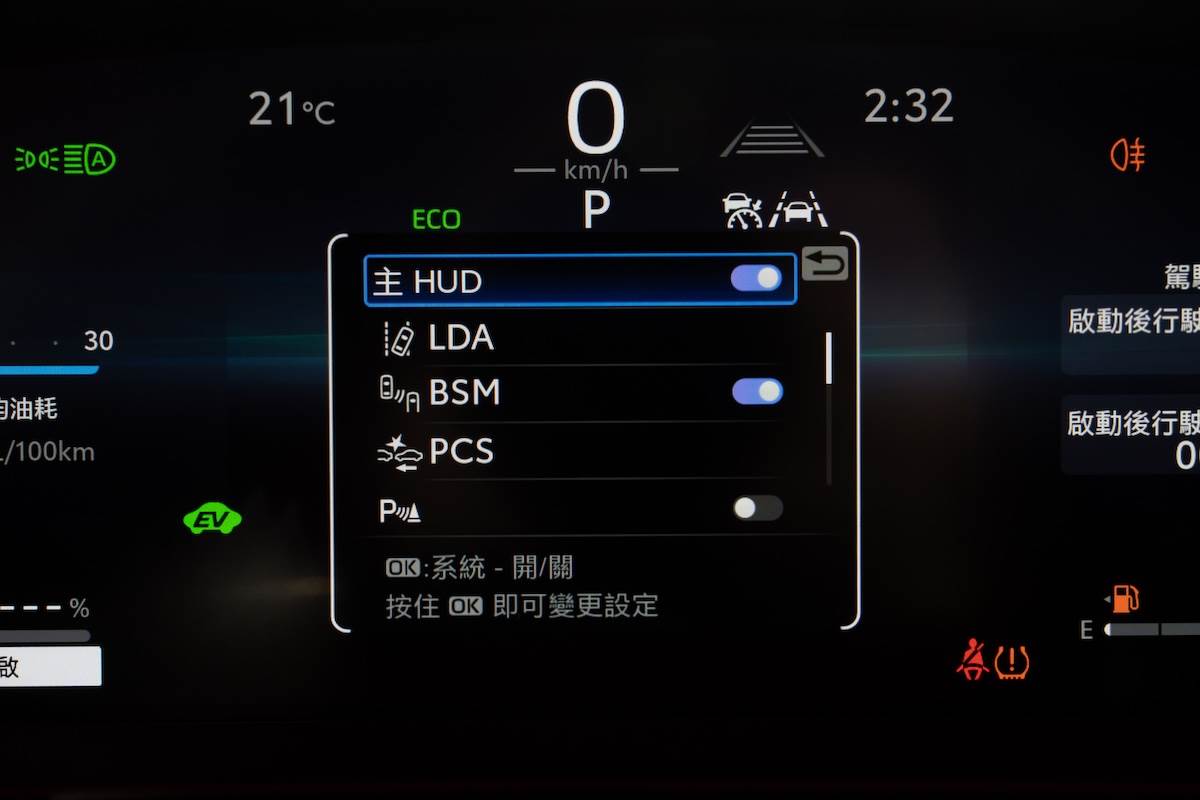 CROWN SPORT全車系標配Toyota Safety Sense 3.0（TSS 3.0）安全防護系統。（圖／林昱丞攝影）
