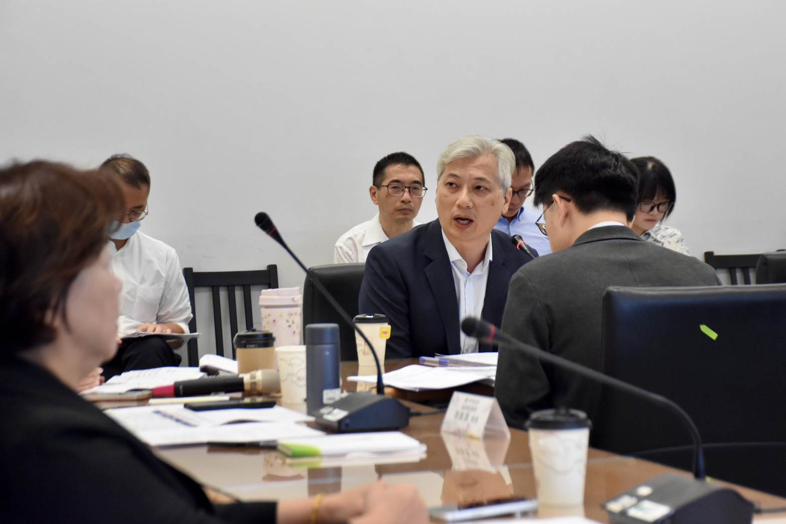 與會中央部會代表及業者發言表達對中部試飛場域的需求，期盼加速完善場域建置。（圖／台中市政府經發局 提供）
