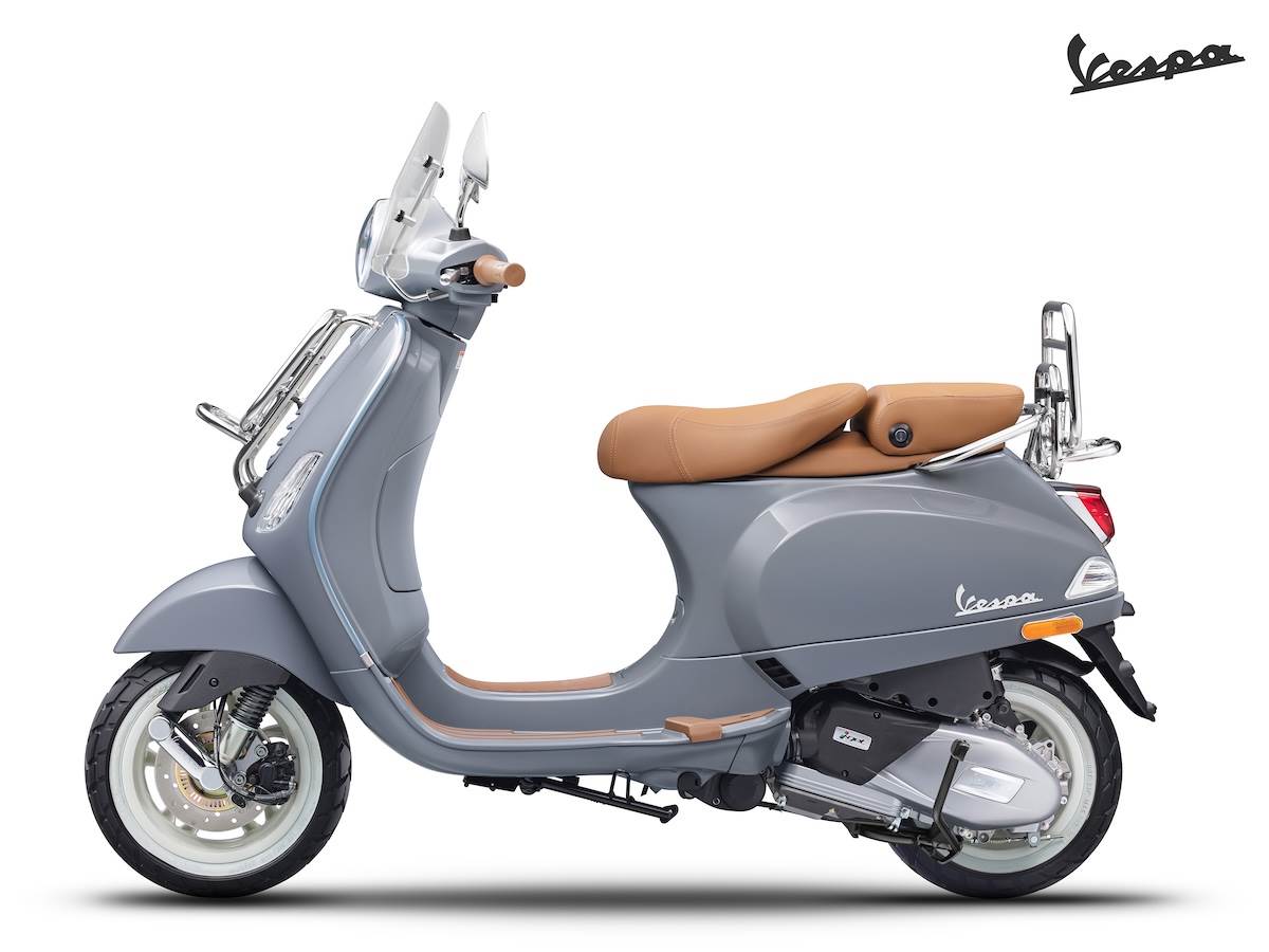 LX 125「V」特仕版將鍍鉻前置物架與後置物架列為標準配備。(圖/太古運通提供)