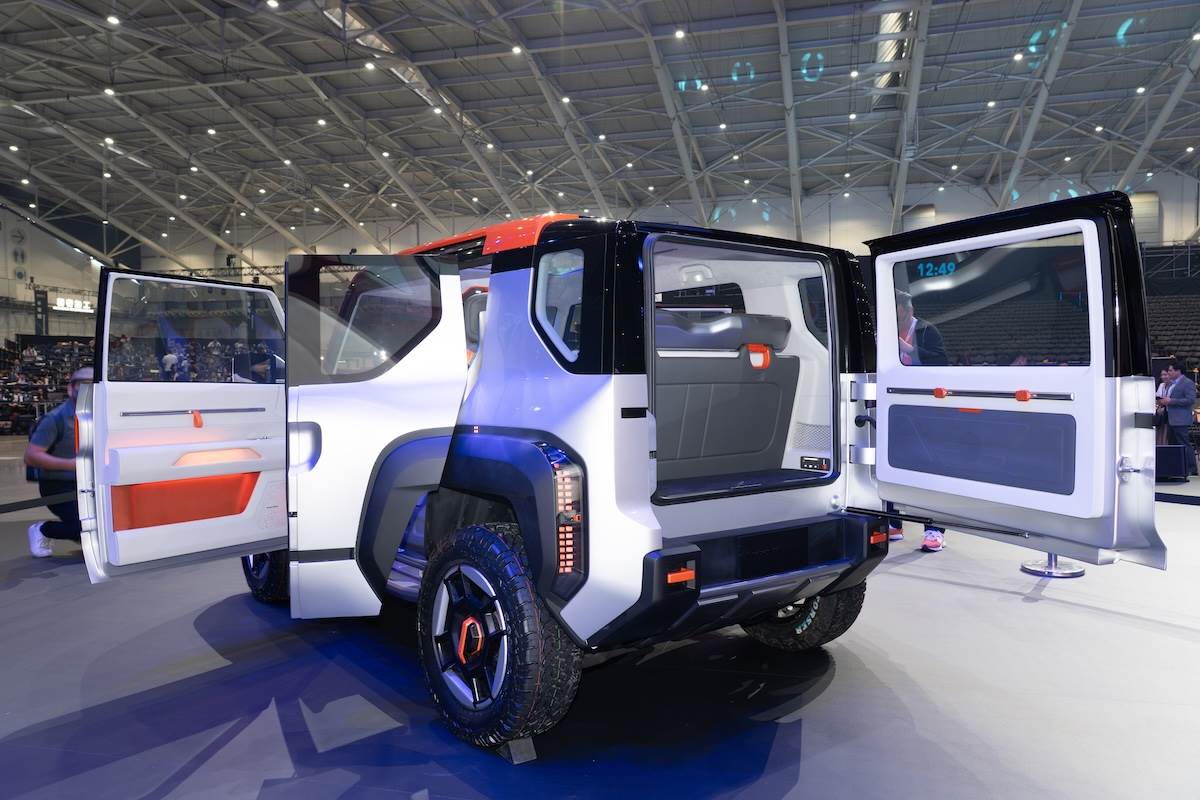 MODEL K+目標客戶包括希望開發自有品牌生活風格電動休旅車的B2B業者,以及希望提供具特色車款給年輕消費者的車廠。(圖/林昱丞攝影)