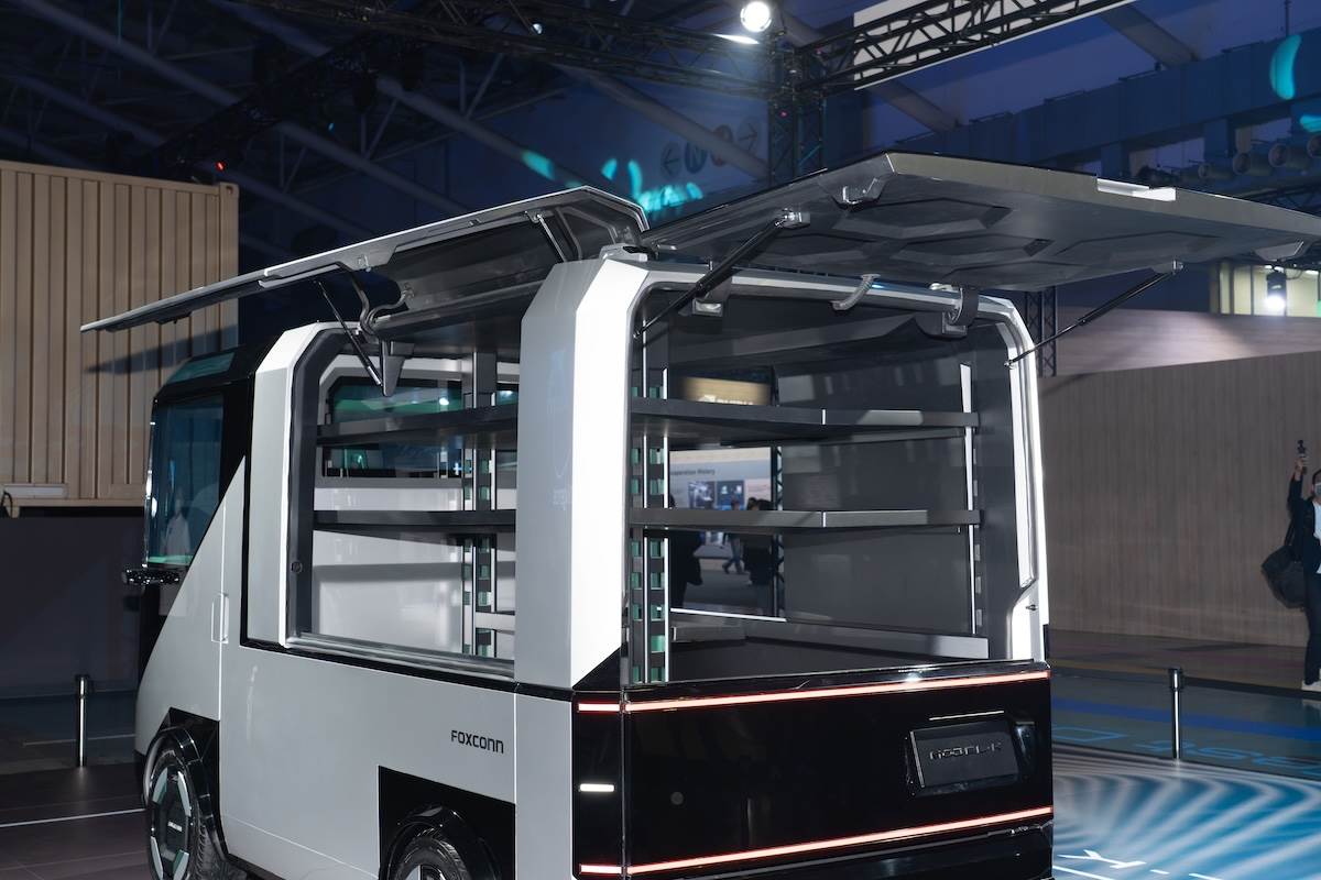 MODEL K車體可搭配各式改裝與服務組合,應用於最後一哩物流、移動商鋪或行動供電站。(圖/林昱丞攝影)