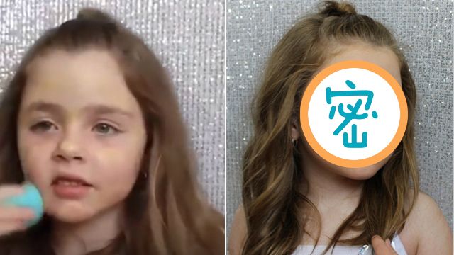姊姊們都驚豔!5歲的她化妝技法超水準