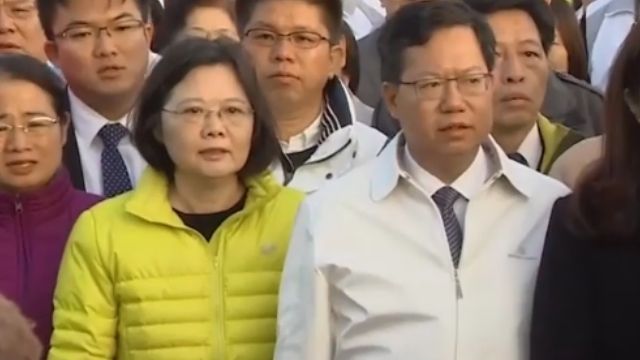 ​蔡英文元旦唱國歌 歌詞前兩句只唱「主義」