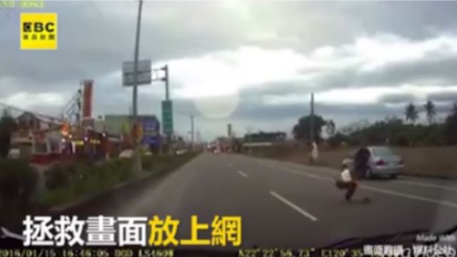 貨車即停還蛇行?原來都是為了他…