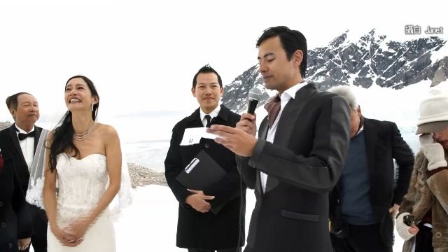 Janet南極結婚影片曝光 網友：光看就好冷