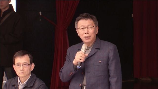 柯赴社子島說明i-Voting 居民驚語「立柯P銅像」