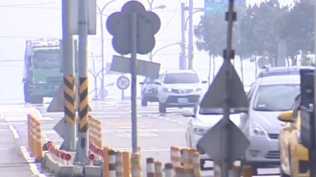 大台中地區空汙嚴重 空拍一片灰矇矇