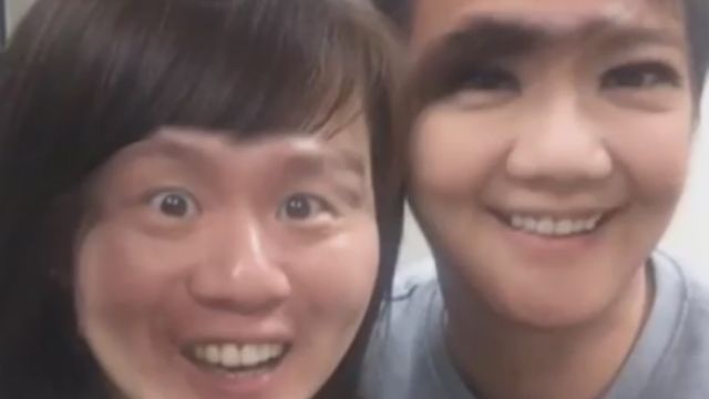 天生夫妻臉！ 演藝圈夫妻檔夯玩「換臉APP」