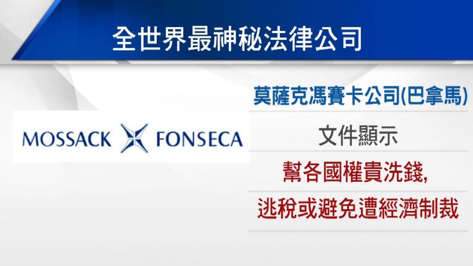 ​跨國名人洗錢逃稅曝光！ 「台灣客戶」有一萬七千人